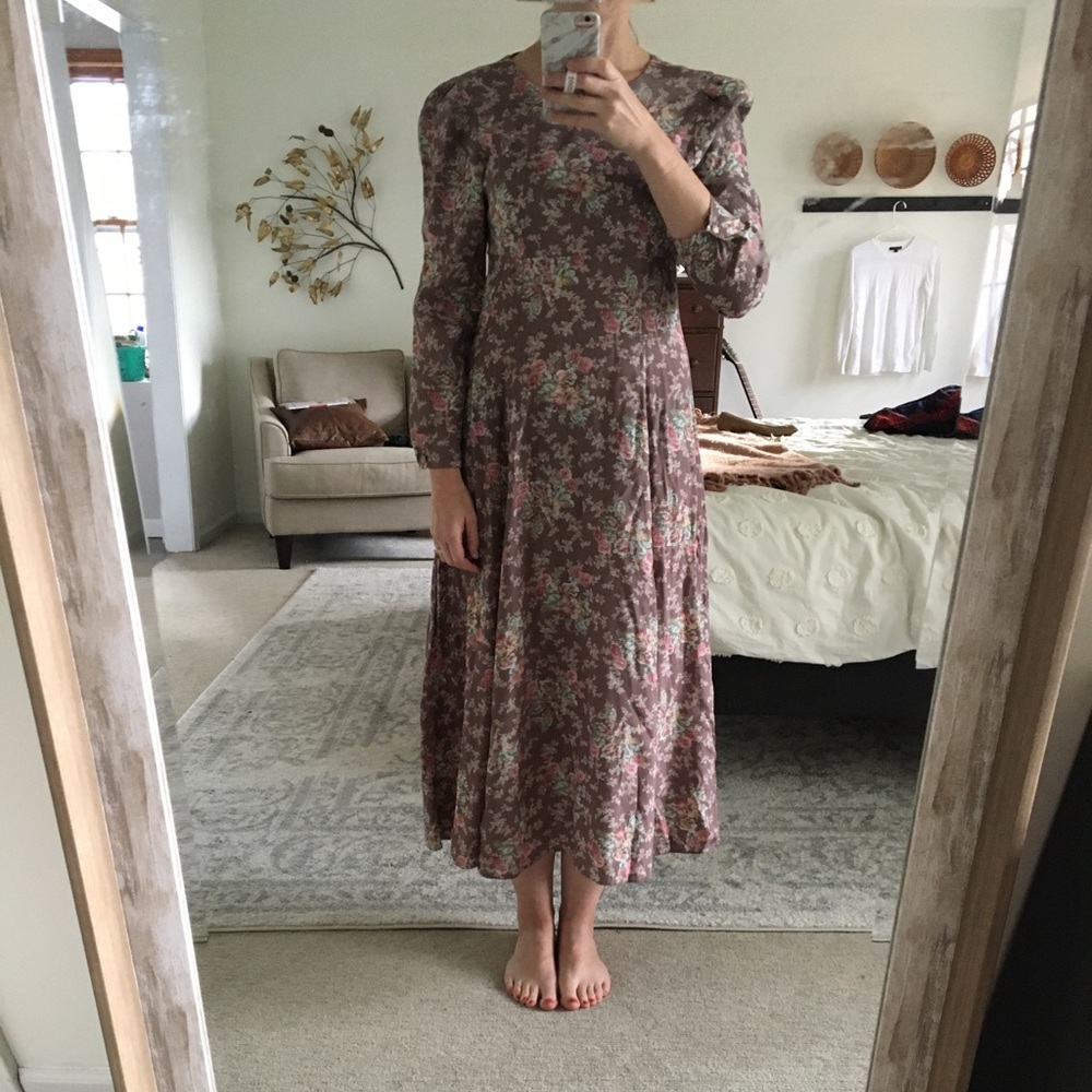 Vintage Laura Ashley Floral Dress